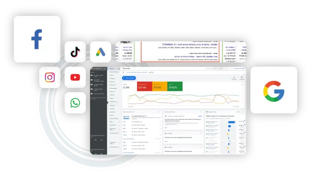 מערכת ניהול קמפיינים פרסום ממומן בגוגל